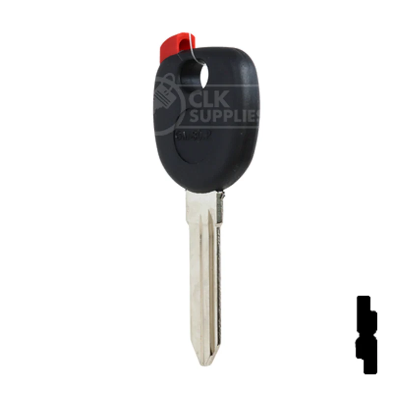 Uncut Plastic Head Transponder Key Shell | Chevrolet | TP00GM-30-P - Image 10