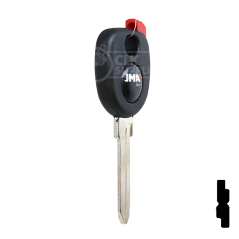 Uncut Plastic Head Transponder Key Shell | Chevrolet | TP00GM-30-P - Image 5