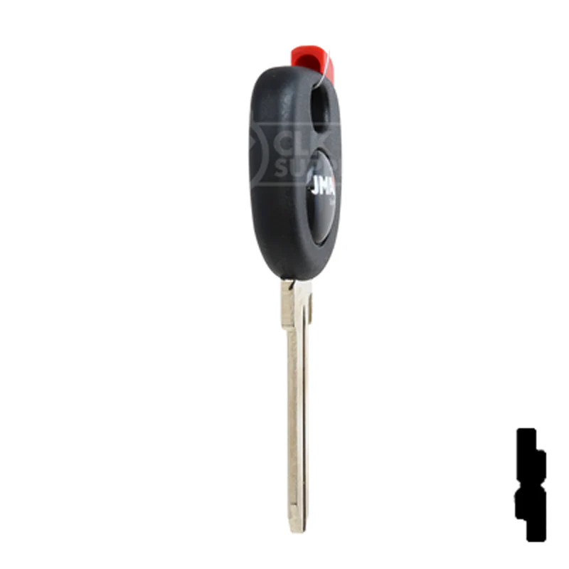 Uncut Plastic Head Transponder Key Shell | Chevrolet | TP00GM-30-P - Image 6