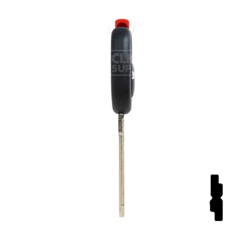 Uncut Plastic Head Transponder Key Shell | Chevrolet | TP00GM-30-P - Image 7