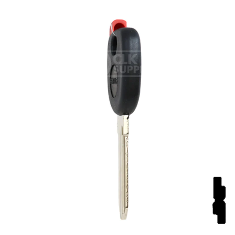 Uncut Plastic Head Transponder Key Shell | Chevrolet | TP00GM-30-P - Image 8