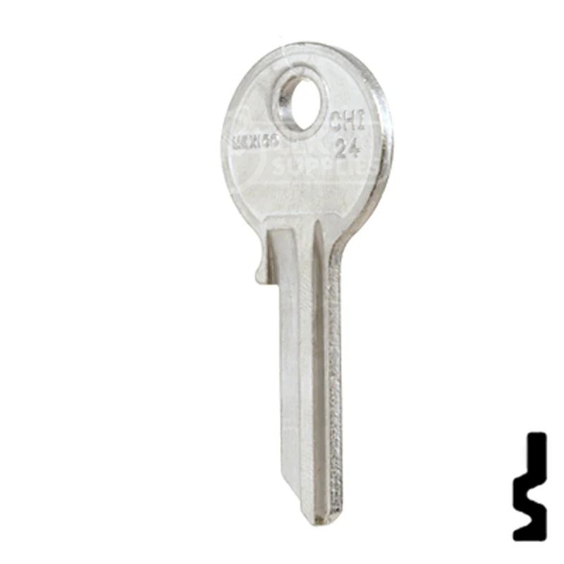 Uncut Key Blank | Chicago, CCL | CG18,C1041R - Image 11