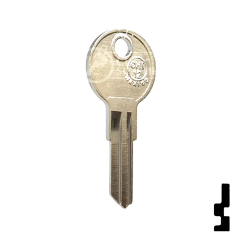 Uncut Key Blank | Chicago | CHI-12, 1041TR - Image 16