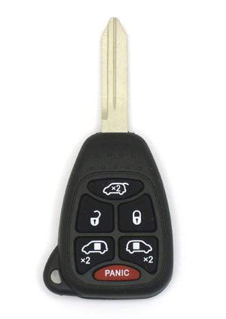 Chrysler, Dodge, and Jeep OEM Replacement Remote Key - 6 Button w/ Hatch and Power Sliding Doors