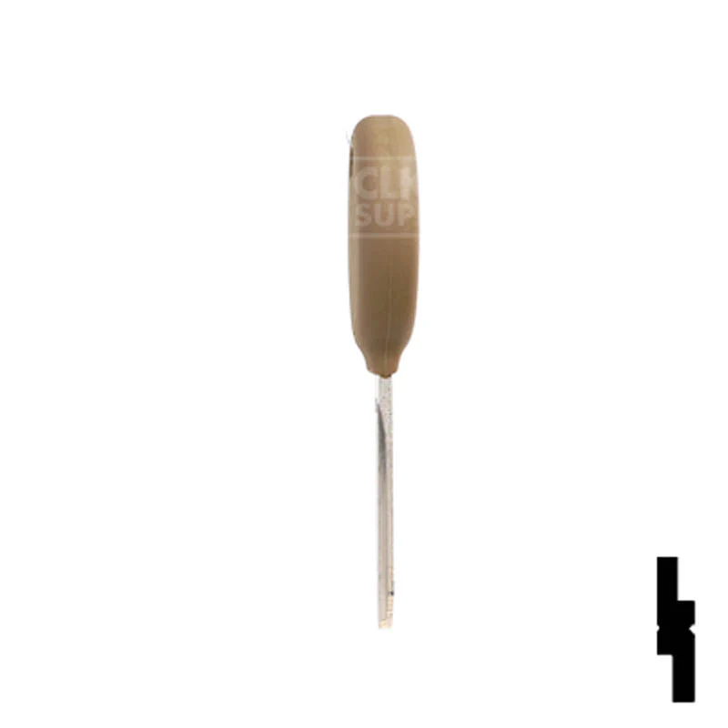 Uncut Transponder Key | Chrysler | Y164-PT, 692352 - Image 8
