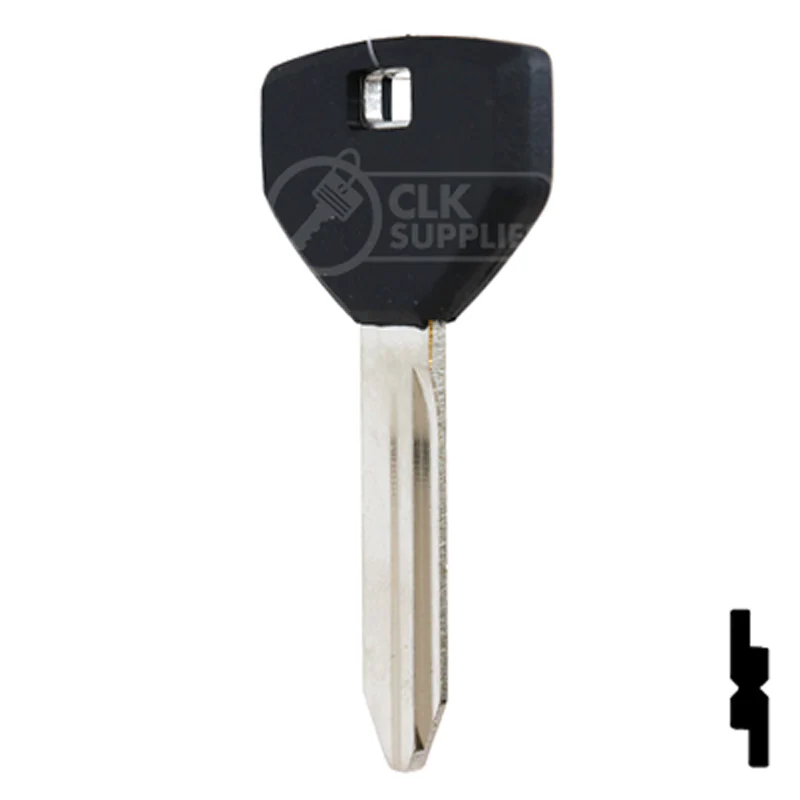 Uncut OEM Plastic Head Key | Chrysler | Y157P (10pk) - Image 10