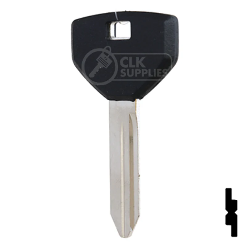 Uncut OEM Plastic Head Key | Chrysler | Y157P (10pk) - Image 11