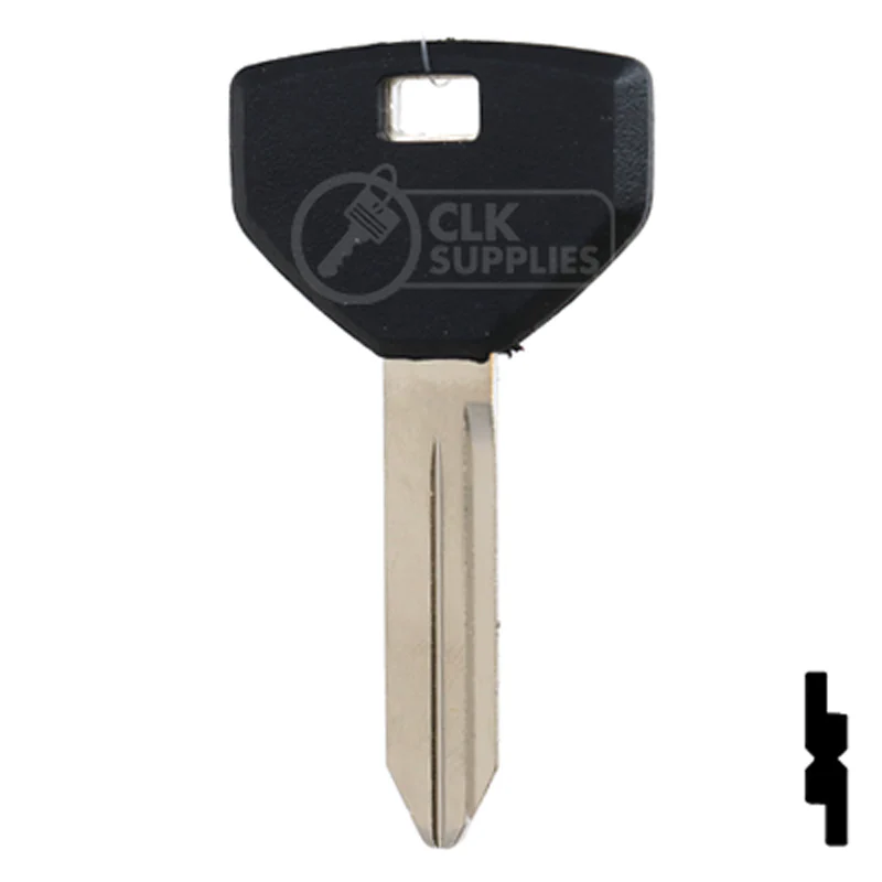 Uncut OEM Plastic Head Key | Chrysler | Y157P (10pk) - Image 12