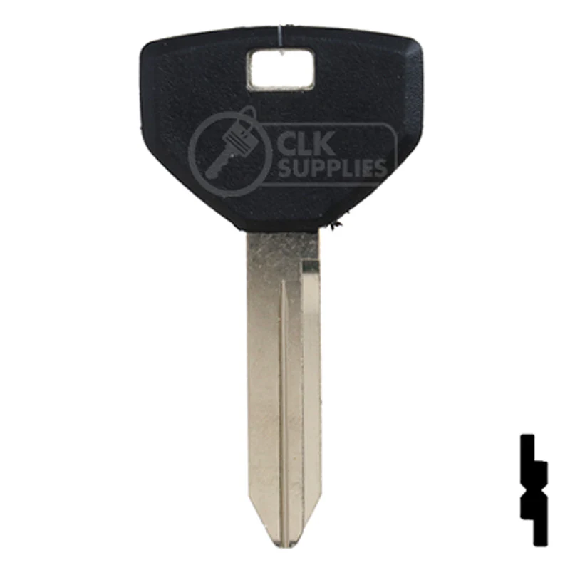 Uncut OEM Plastic Head Key | Chrysler | Y157P (10pk) - Image 13