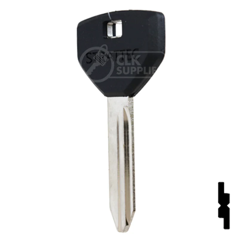 Uncut OEM Plastic Head Key | Chrysler | Y157P (10pk) - Image 22