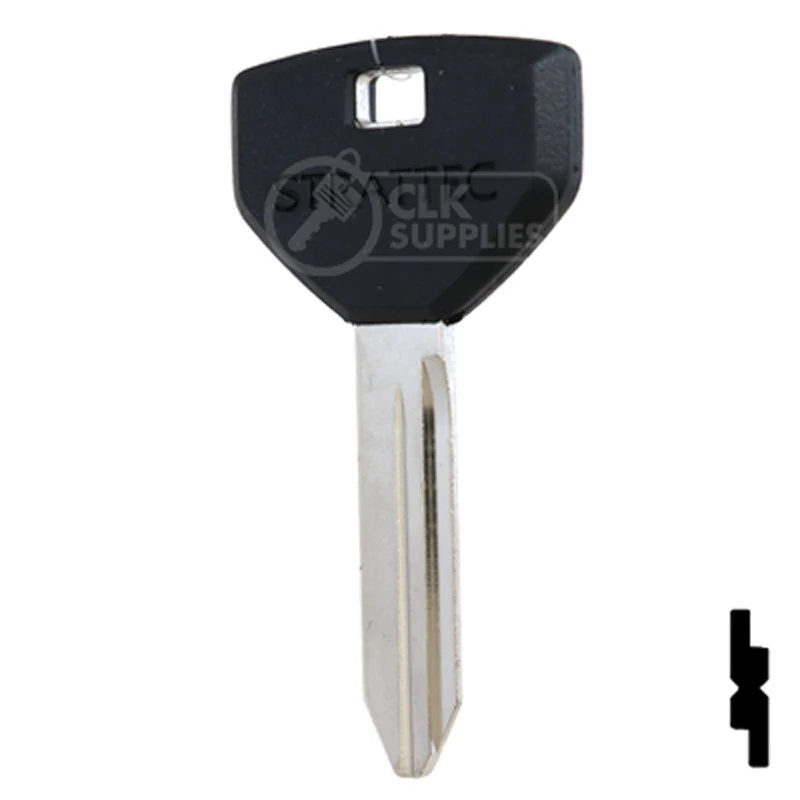Uncut OEM Plastic Head Key | Chrysler | Y157P (10pk) - Image 23