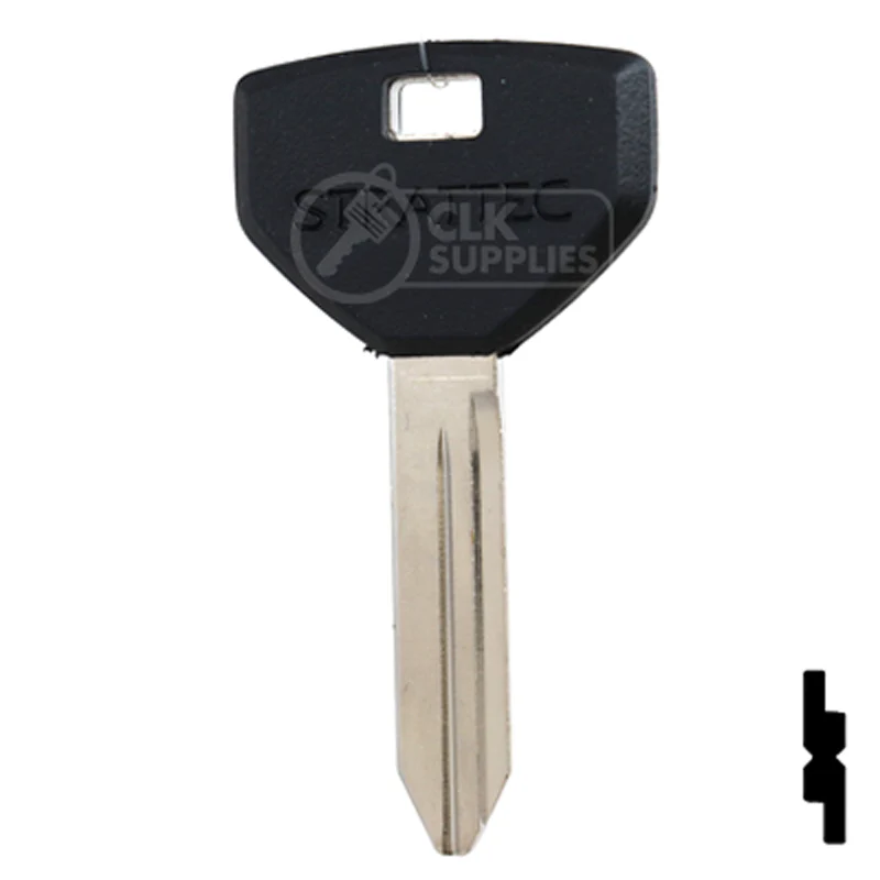 Uncut OEM Plastic Head Key | Chrysler | Y157P (10pk) - Image 24
