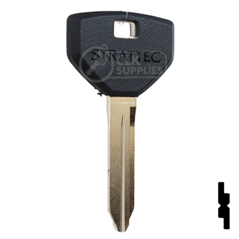 Uncut OEM Plastic Head Key | Chrysler | Y157P (10pk) - Image 3