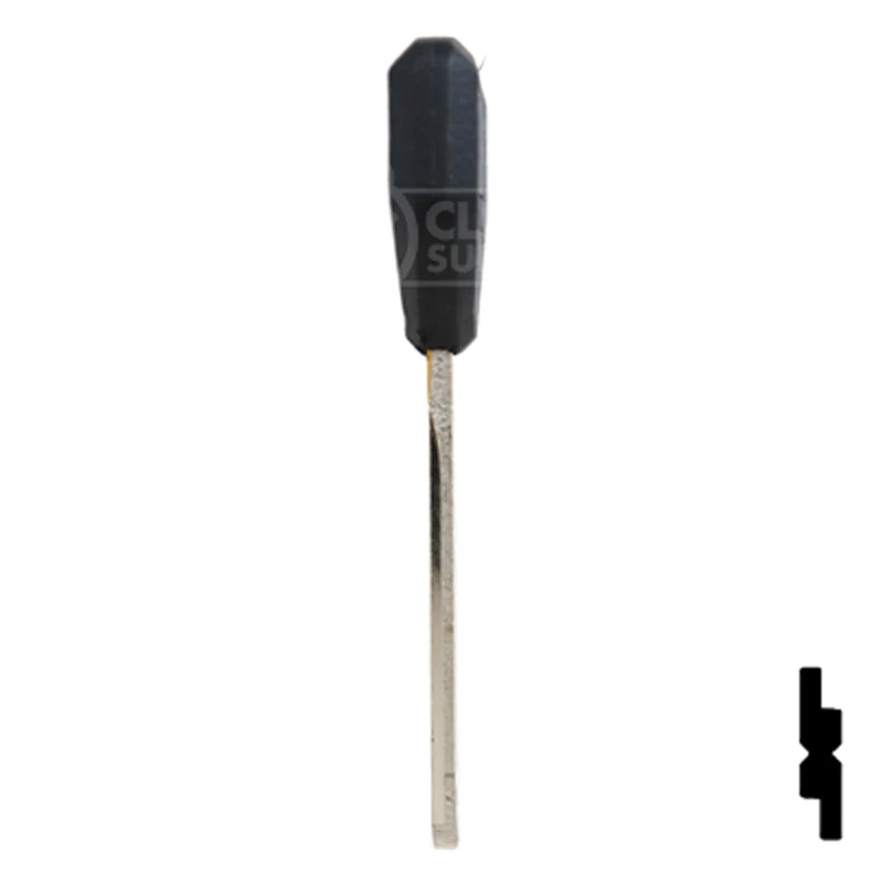 Uncut OEM Plastic Head Key | Chrysler | Y157P (10pk) - Image 7