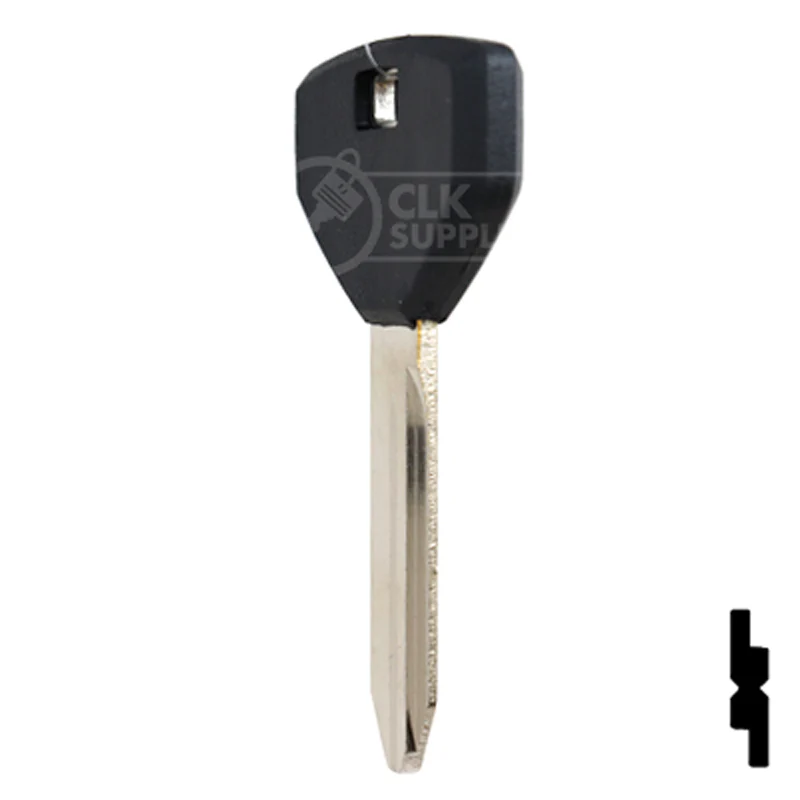 Uncut OEM Plastic Head Key | Chrysler | Y157P (10pk) - Image 9