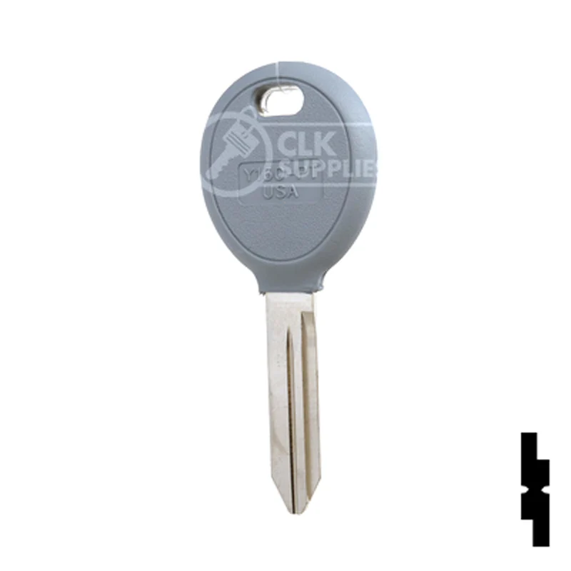 Uncut 4D-64 Chip Transponder Key | Chrysler | Y160PT - Image 13
