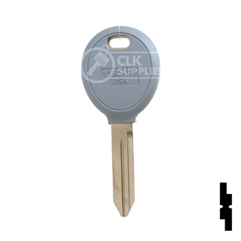 Uncut 4D-64 Chip Transponder Key | Chrysler | Y160PT - Image 14