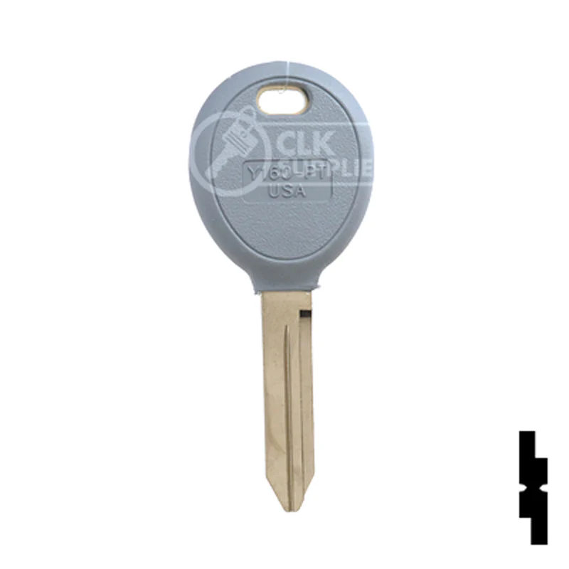 Uncut 4D-64 Chip Transponder Key | Chrysler | Y160PT - Image 15
