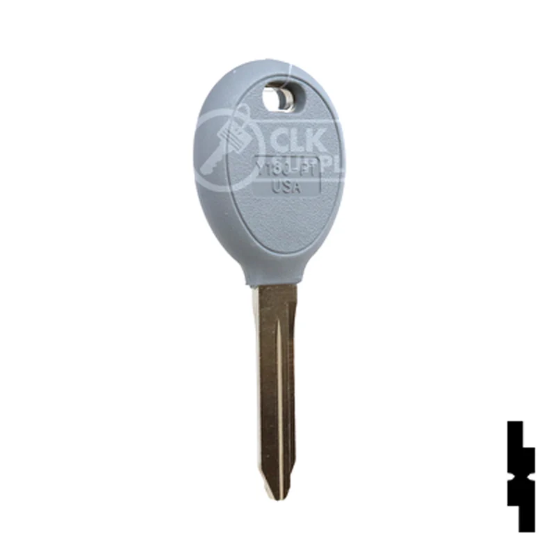 Uncut 4D-64 Chip Transponder Key | Chrysler | Y160PT - Image 17