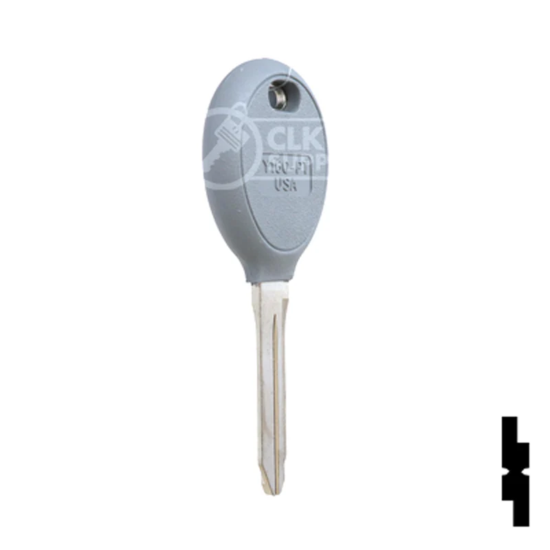 Uncut 4D-64 Chip Transponder Key | Chrysler | Y160PT - Image 18
