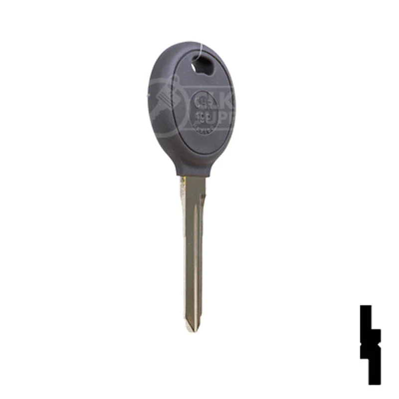 Uncut Transponder Key | Chrysler | Y162PT, Y165PT - Image 4