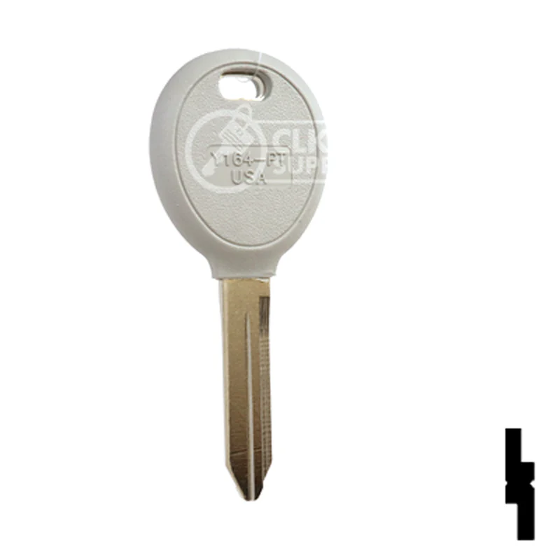 Uncut Transponder Key | Chrysler | Y164PT - Image 15