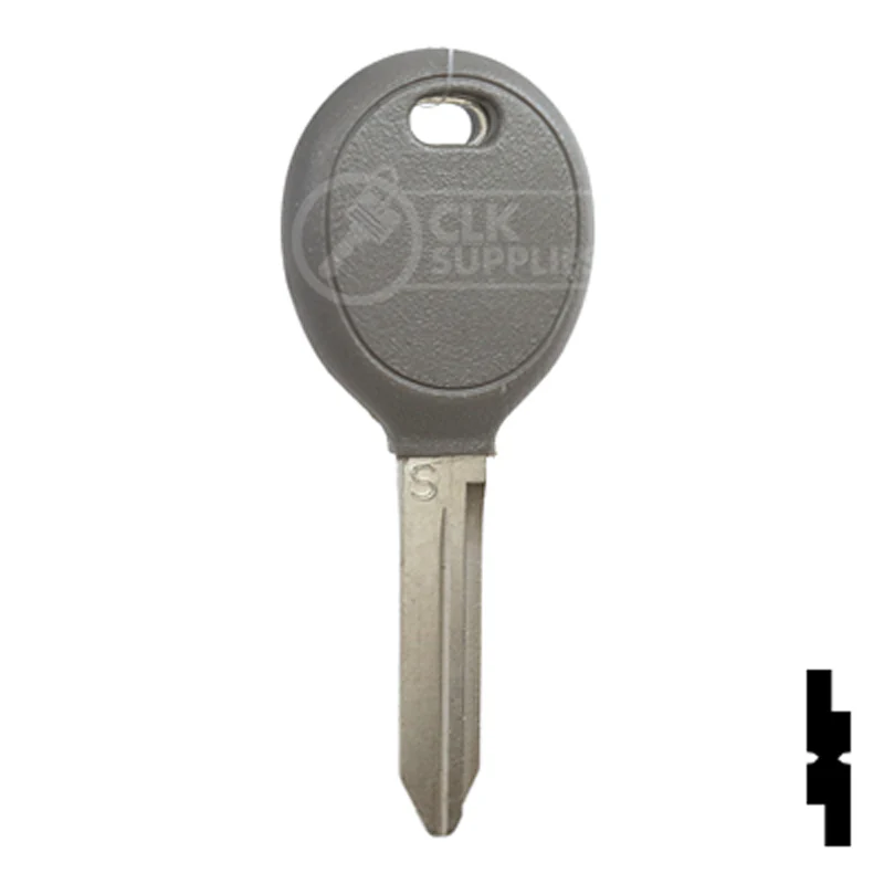 Uncut Transponder Key | Chrysler | Y164PT - Image 3