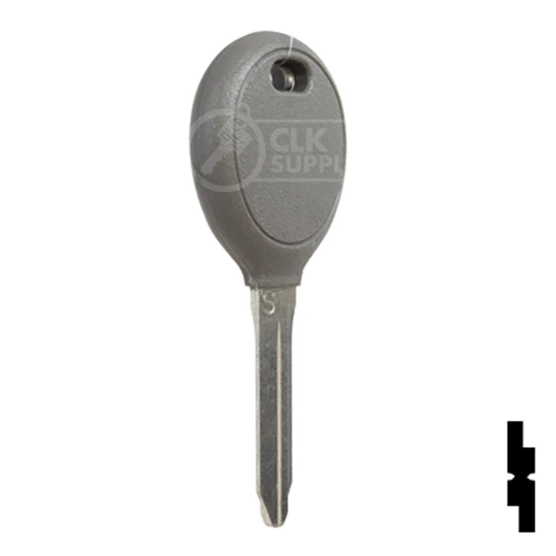 Uncut Transponder Key | Chrysler | Y164PT - Image 5