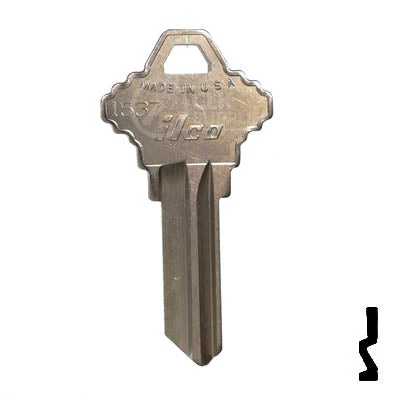 Uncut Key Blank | Clopay | CLP1, 1537