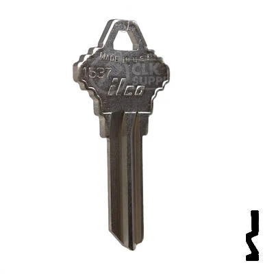Uncut Key Blank | Clopay | CLP1, 1537 - Image 3