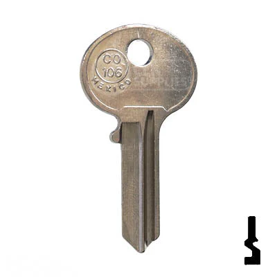 Uncut Key Blank | Hudson, CCL | CO106, 1003M - Image 3