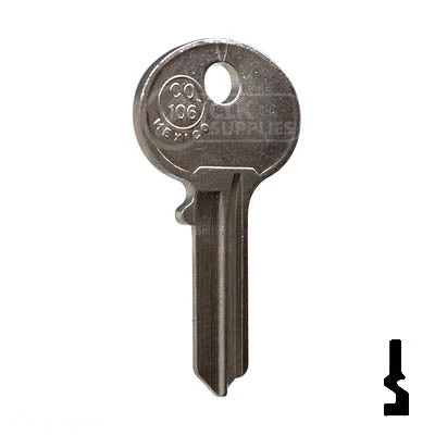 Uncut Key Blank | Hudson, CCL | CO106, 1003M - Image 4