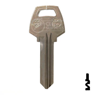 Uncut Key Blank | Corbin Russwin | CO107, A1001D1 - On Sale! - Image 12