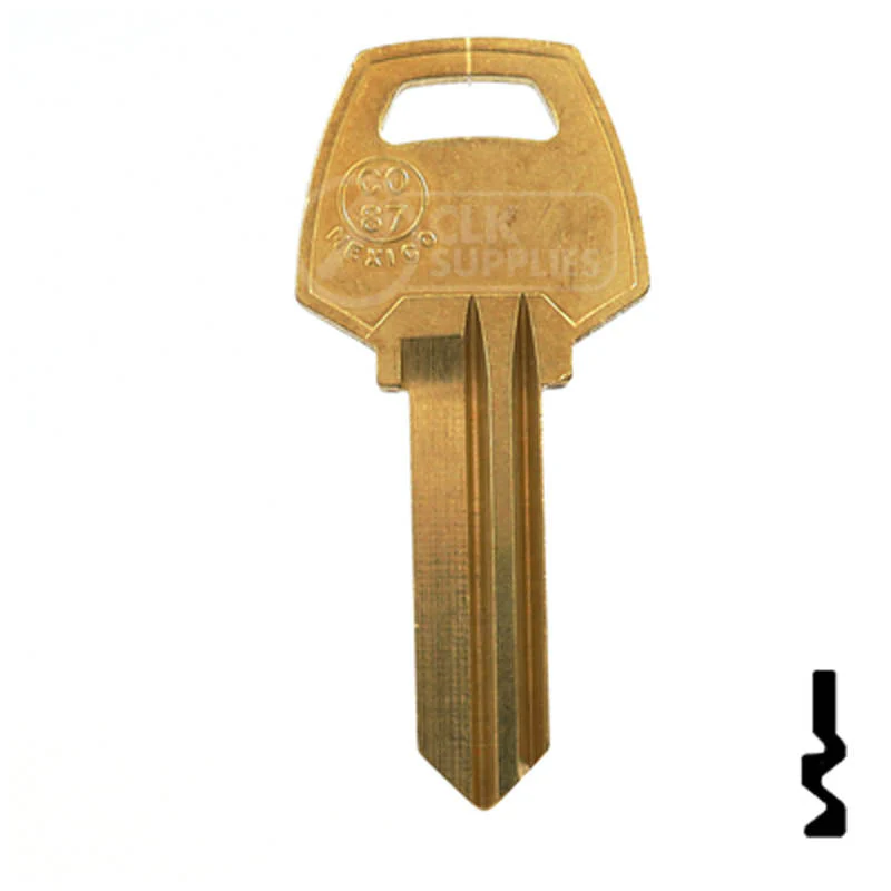 Uncut Key Blank | Corbin Russwin | CO87, 1001EH