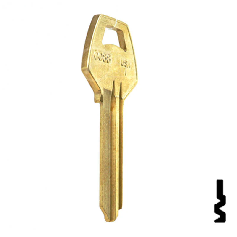 Uncut Key Blank | Corbin Russwin | CO88, A1001EH - Image 5