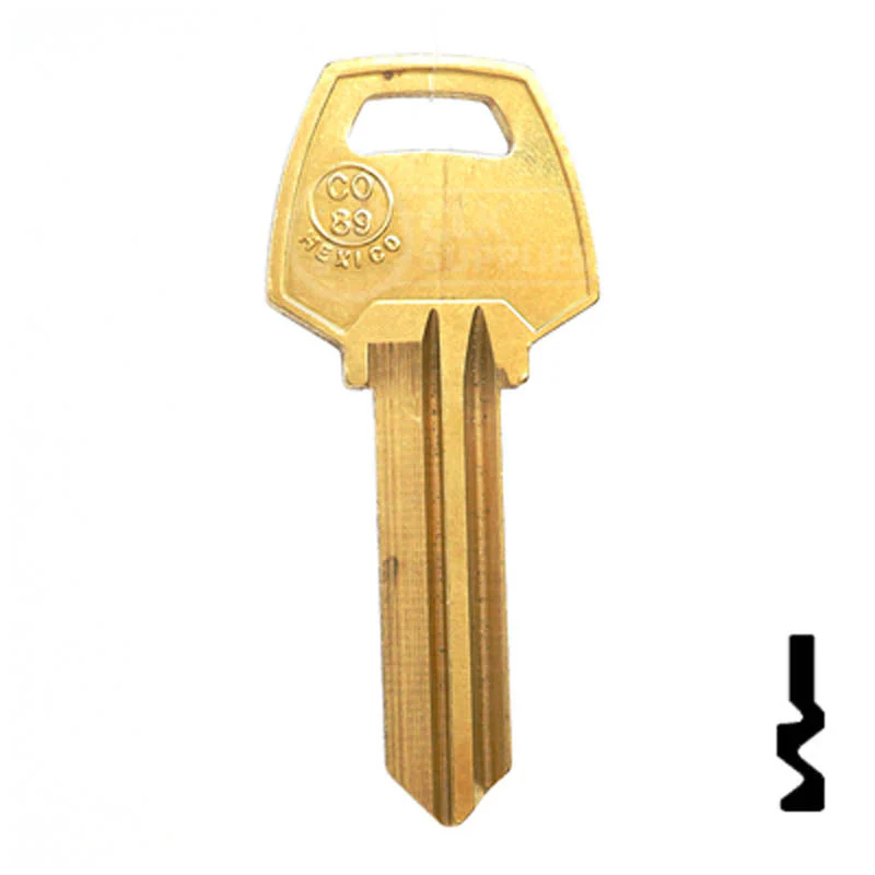 Uncut Key Blank | Corbin Russwin | CO89, A1001ABM - Image 2