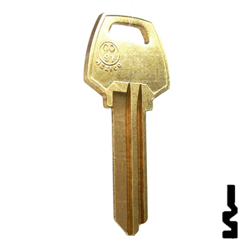 Uncut Key Blank | Corbin Russwin | CO91, A1001AH - Image 3