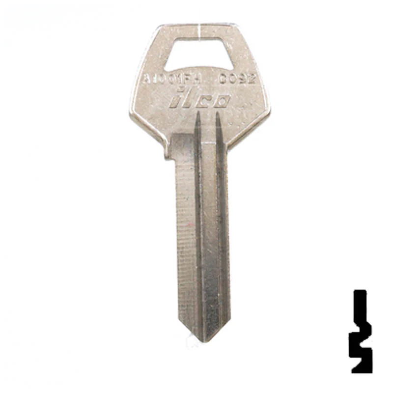 Uncut Key Blank | Corbin Russwin | CO92, A1001FH