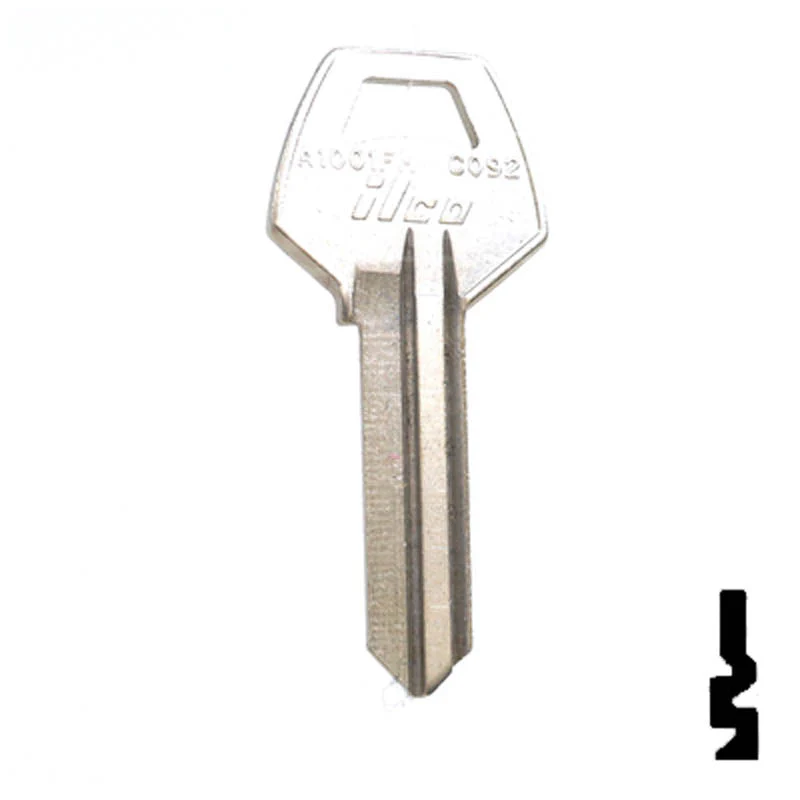 Uncut Key Blank | Corbin Russwin | CO92, A1001FH - Image 2