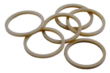 Collar Ring for Mortise and Rim Cylinders Brass Color, Pack Of 6