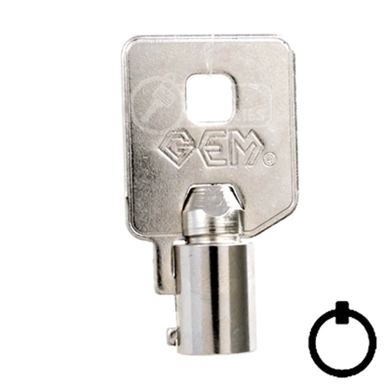 Tubular Key Blank | CompX Fort | 137 - Image 2