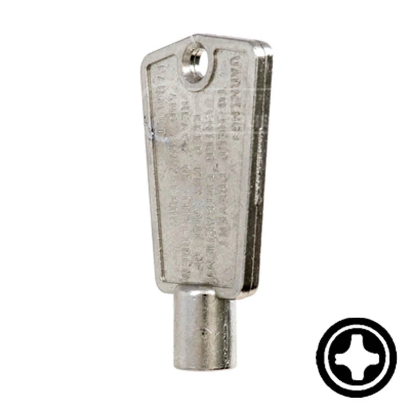 Uncut Key Blank | CompX "Cross"  | Freezer Key - Image 10