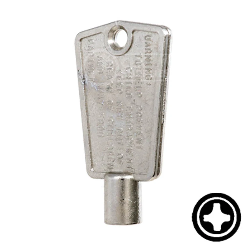 Uncut Key Blank | CompX "Cross"  | Freezer Key - Image 11