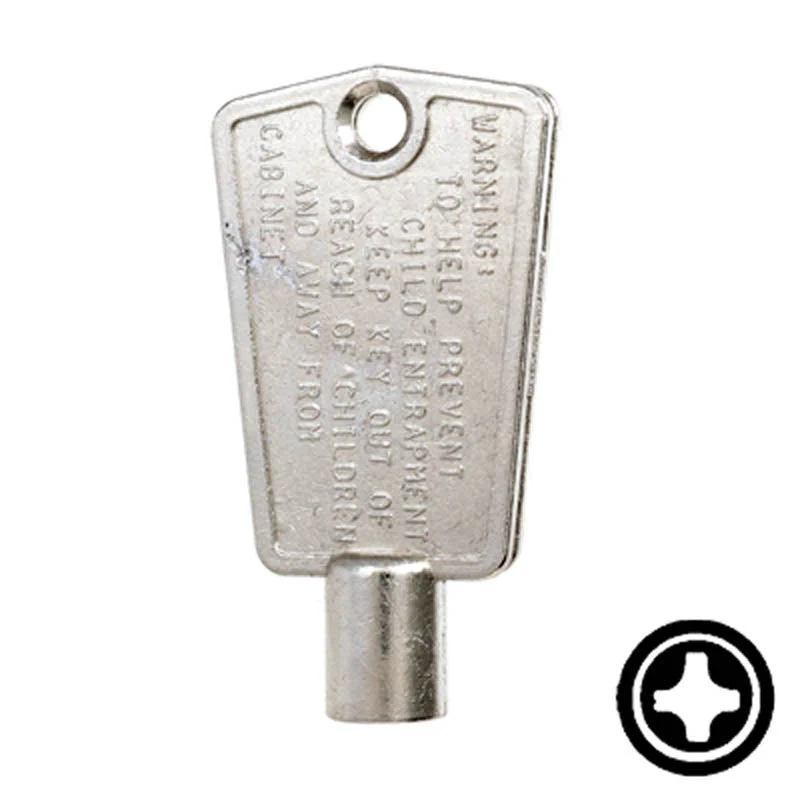 Uncut Key Blank | CompX "Cross"  | Freezer Key - Image 12