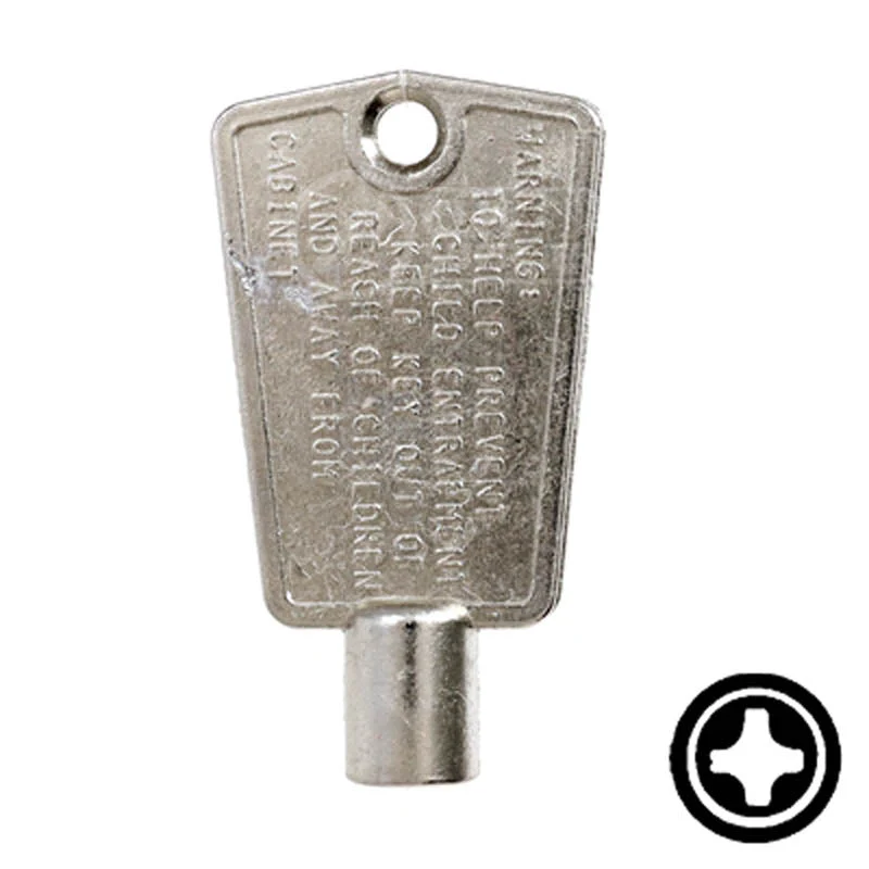 Uncut Key Blank | CompX "Cross"  | Freezer Key - Image 13