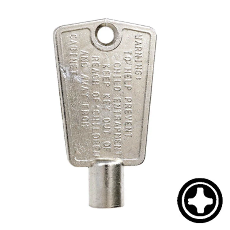 Uncut Key Blank | CompX "Cross"  | Freezer Key - Image 14