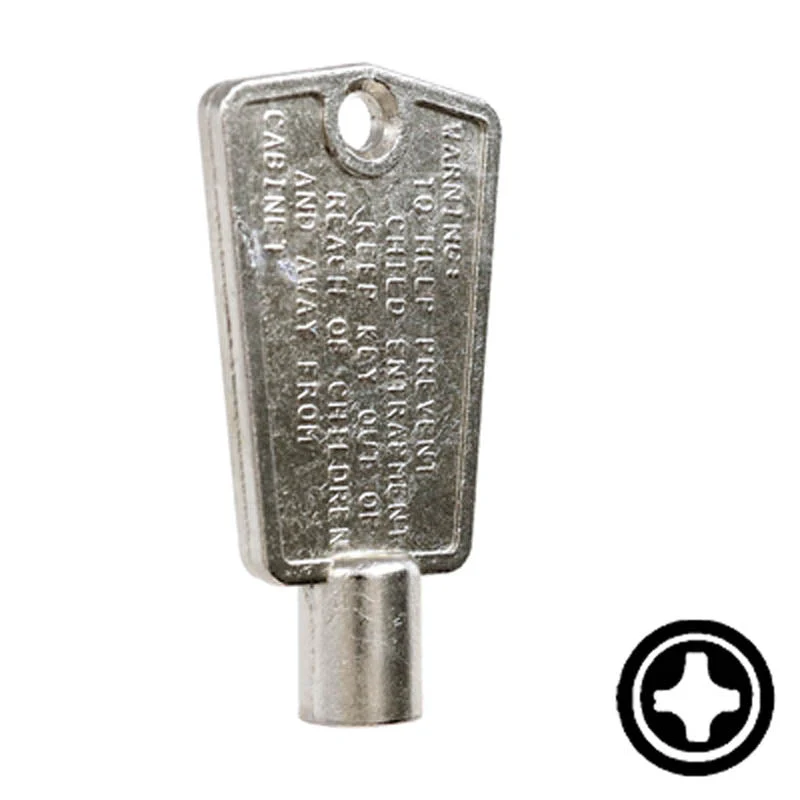 Uncut Key Blank | CompX "Cross"  | Freezer Key - Image 16