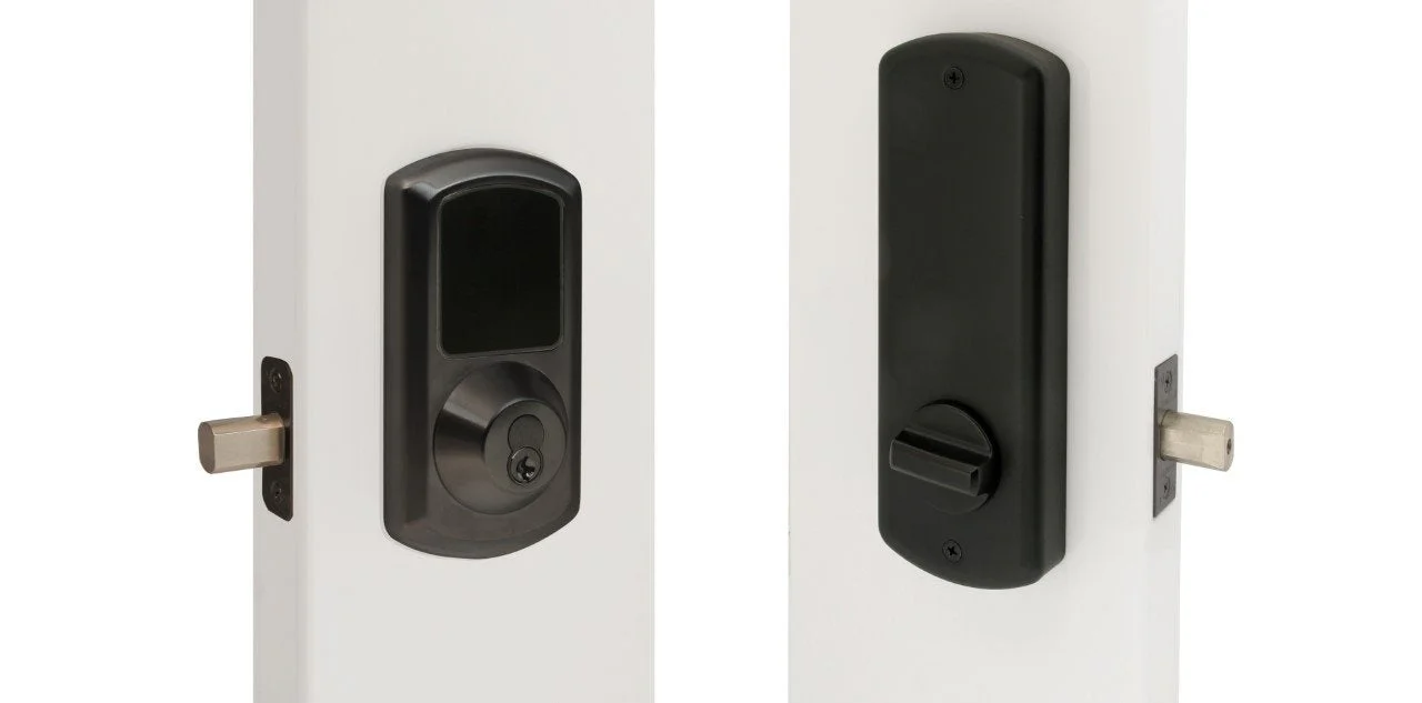 TownSteel E-Smart 5000 Series Grade 2 Deadbolt w/WiFi -Flat Black