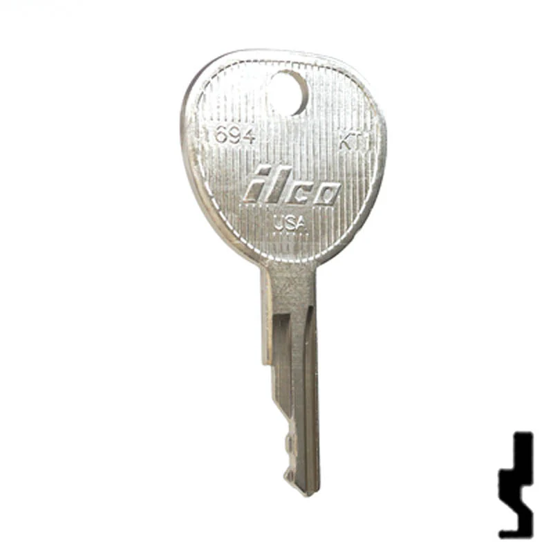 Key Blank | Kioti Tractors | 1694, KT1 - Image 3
