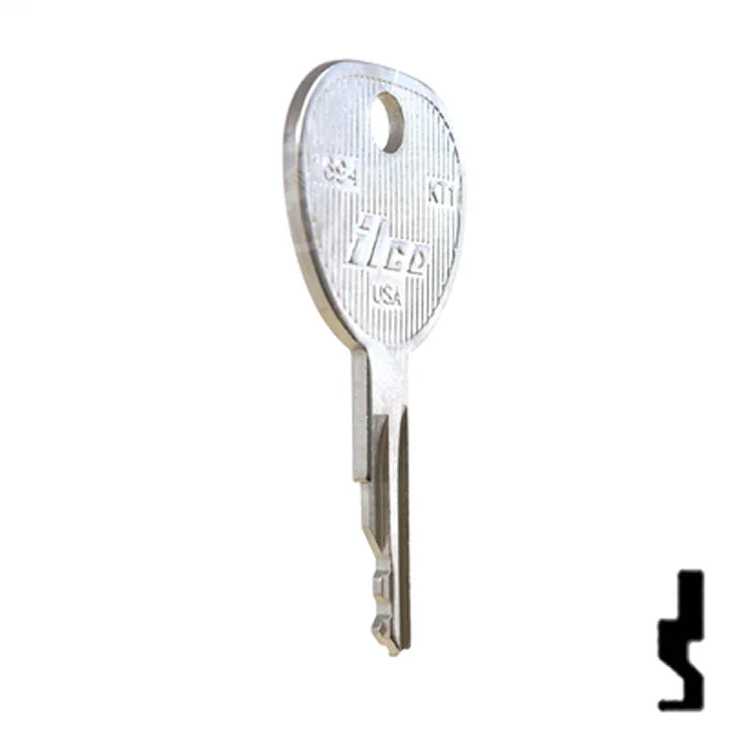 Key Blank | Kioti Tractors | 1694, KT1 - Image 5